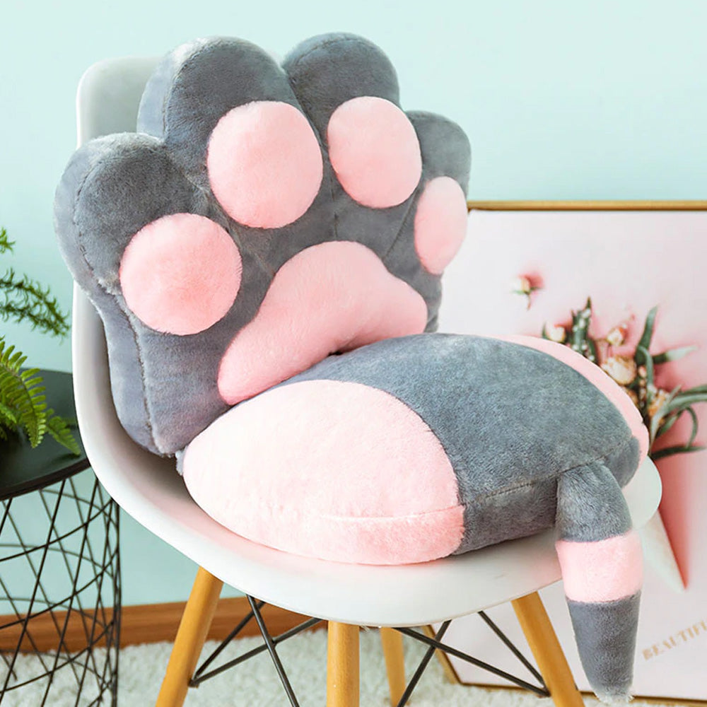 Assletes Cat Paw Cushion- Kawaii Cozy Cute Seat Cushion, Cat Paw